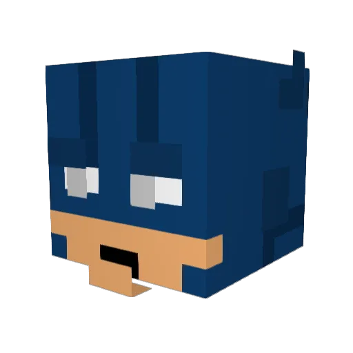 dante610 Minecraft avatar head, 3D render