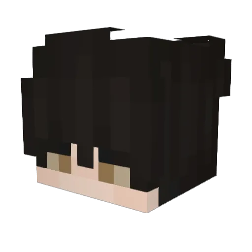 dantegamerman Minecraft avatar head, 3D render