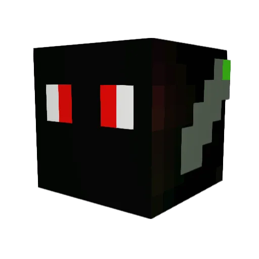 danterodd Minecraft avatar head, 3D render