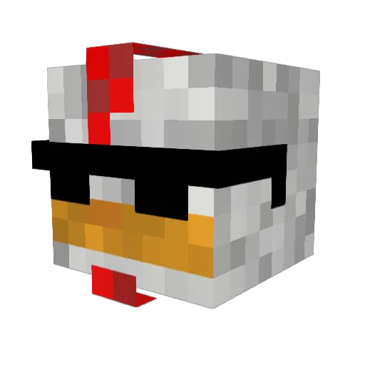 dantezzz Minecraft avatar head, 3D render