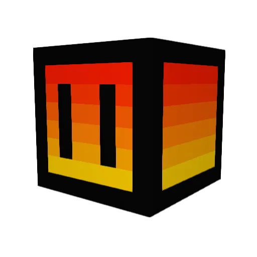 dantheman112 Minecraft avatar head, 3D render