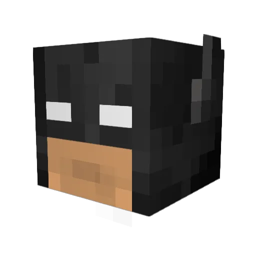 dantheman90 Minecraft avatar head, 3D render
