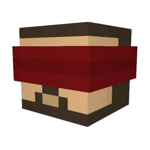 danthesinpers Minecraft avatar head, 3D render