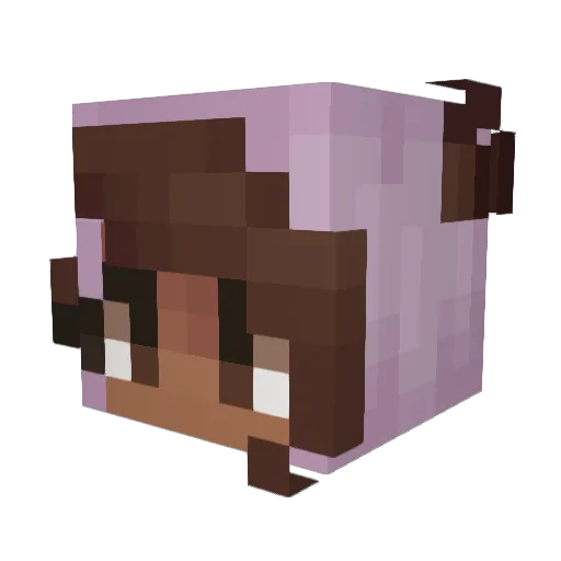 danthonywalker Minecraft avatar head, 3D render