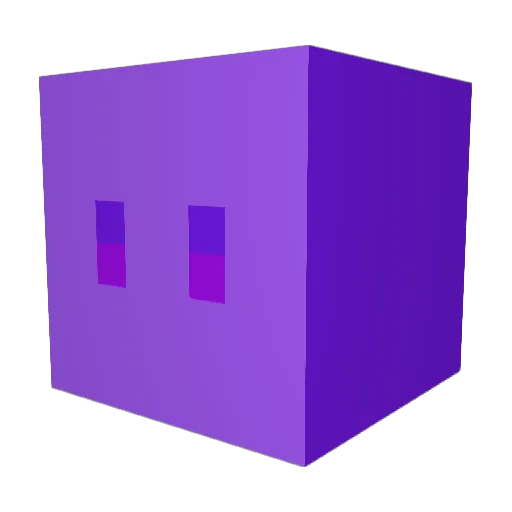 danukin Minecraft avatar head, 3D render