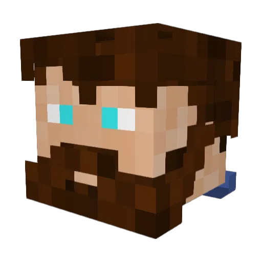 danyboy0706 Minecraft avatar head, 3D render