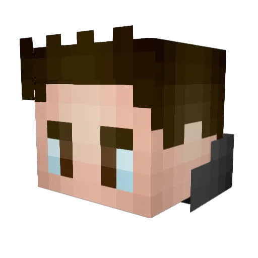 danydaniel2x Minecraft avatar head, 3D render