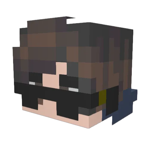 danylapleshi Minecraft avatar head, 3D render