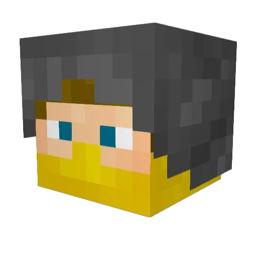 danz6848 Minecraft avatar head, 3D render