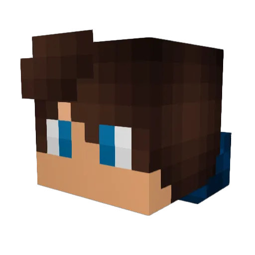 danzel_34 Minecraft avatar head, 3D render