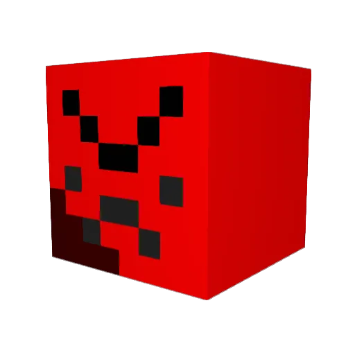 daodk Minecraft avatar head, 3D render