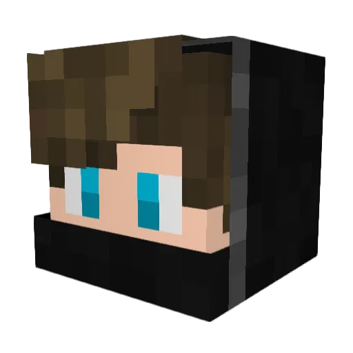 daone4all Minecraft avatar head, 3D render