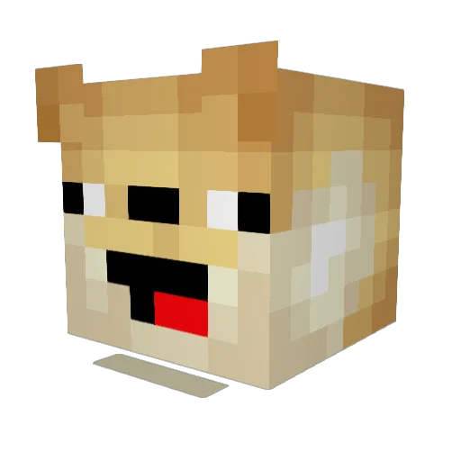 daone7314 Minecraft avatar head, 3D render
