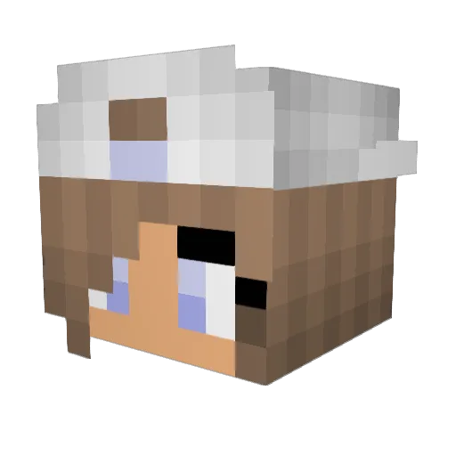 daphnepb1 Minecraft avatar head, 3D render