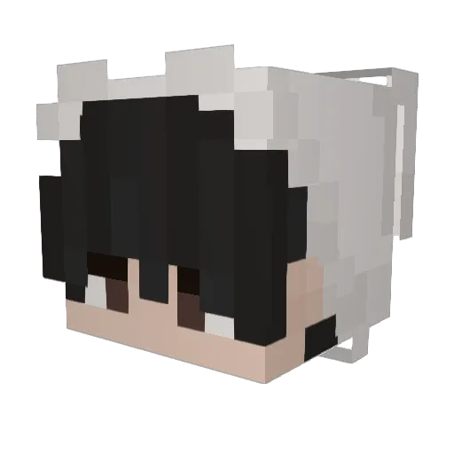 dar11us Minecraft avatar head, 3D render