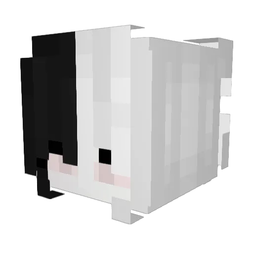 dar1kq Minecraft avatar head, 3D render