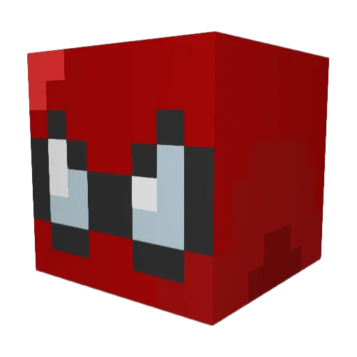dar_dee Minecraft avatar head, 3D render