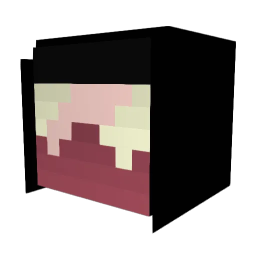 darbear114 Minecraft avatar head, 3D render