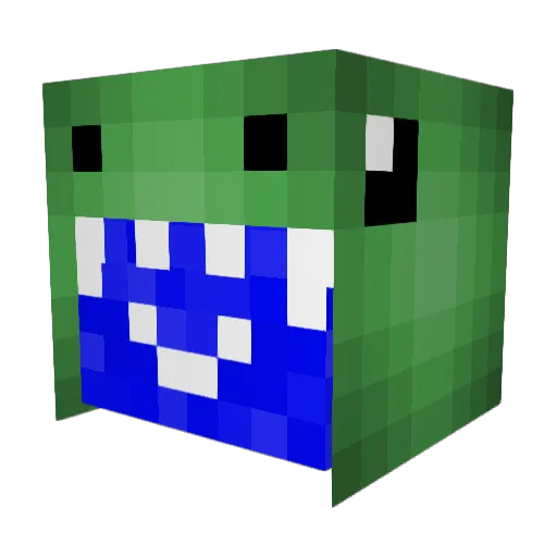 darbecker12 Minecraft avatar head, 3D render