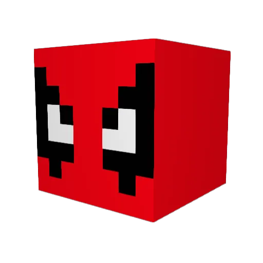 darc_freak Minecraft avatar head, 3D render