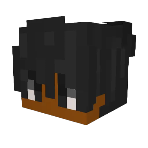 darck0988 Minecraft avatar head, 3D render