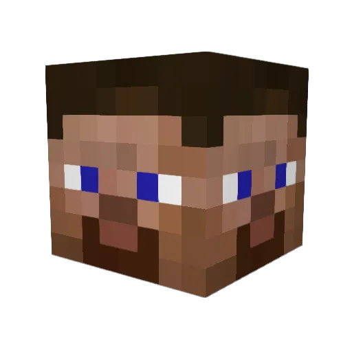 dardaskatin Minecraft avatar head, 3D render