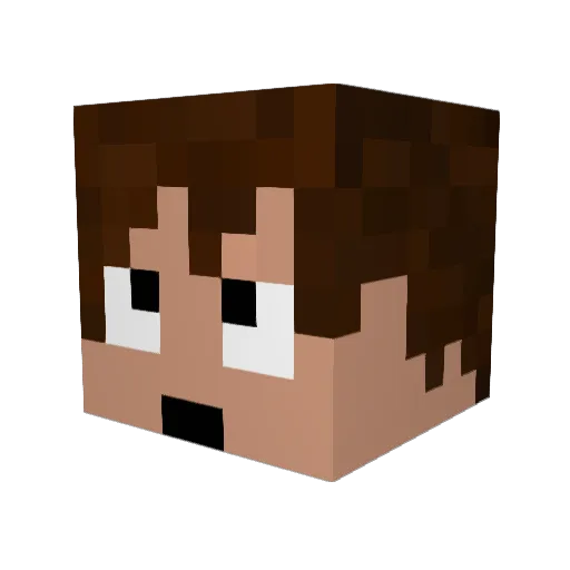 darechan310 Minecraft avatar head, 3D render