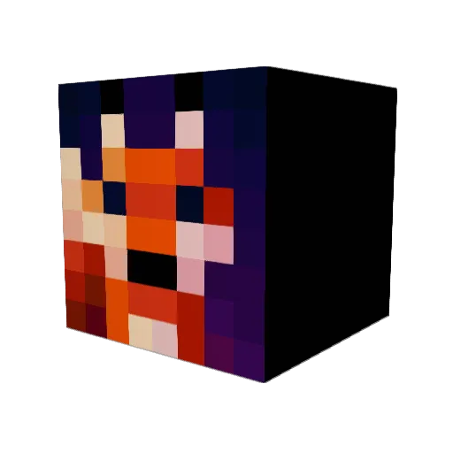 dares221 Minecraft avatar head, 3D render