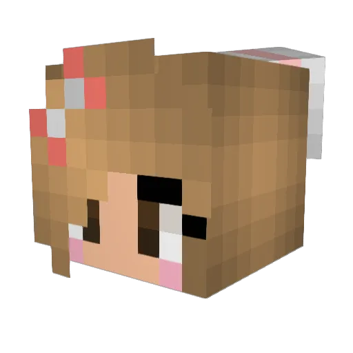 darienperez09 Minecraft avatar head, 3D render