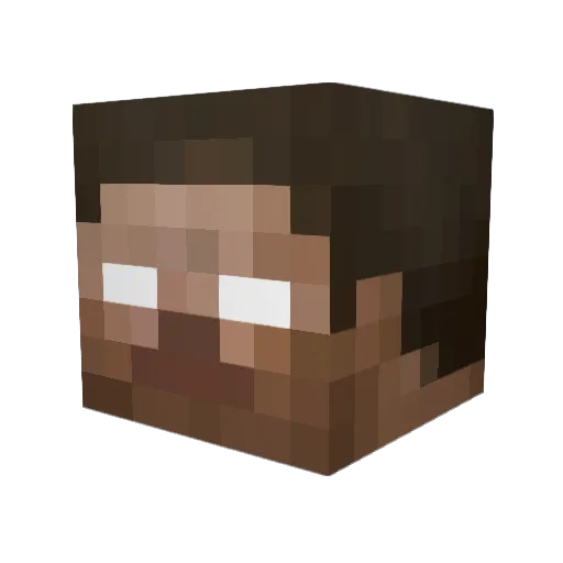 dario507 Minecraft avatar head, 3D render