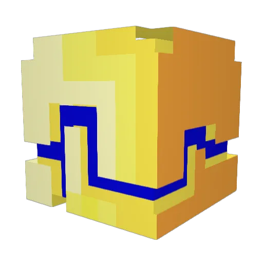 darius20005 Minecraft avatar head, 3D render