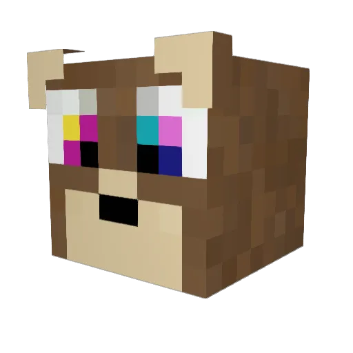 dariuslap Minecraft avatar head, 3D render