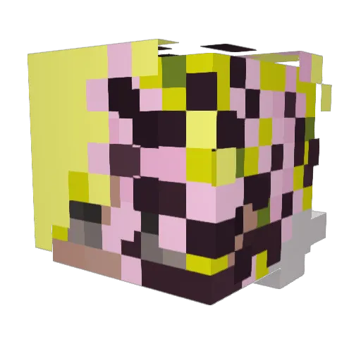 dariwari123 Minecraft avatar head, 3D render