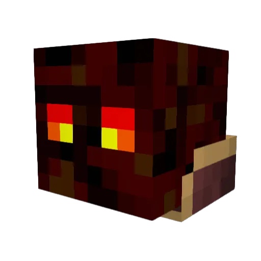 dark3ntity Minecraft avatar head, 3D render