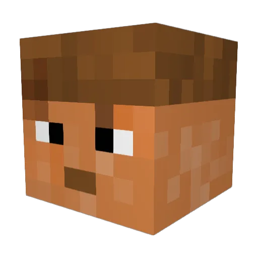 dark_crackerrrr Minecraft avatar head, 3D render