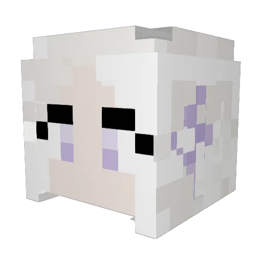 dark_flower12 Minecraft avatar head, 3D render