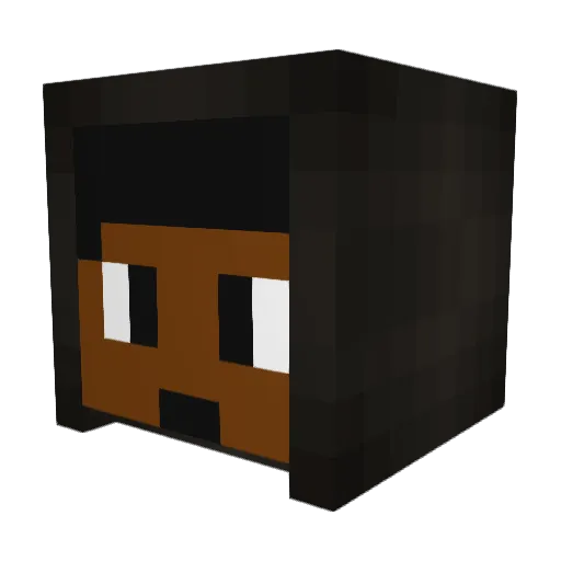 dark_knight1478 Minecraft avatar head, 3D render