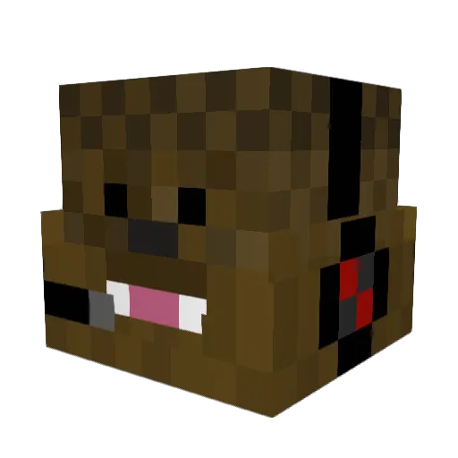 dark_light456 Minecraft avatar head, 3D render