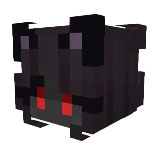 dark_lillie Minecraft avatar head, 3D render