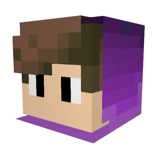 dark_lord32 Minecraft avatar head, 3D render