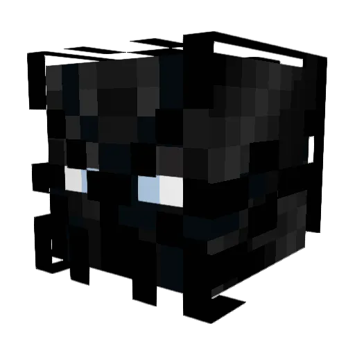dark_panther297 Minecraft avatar head, 3D render