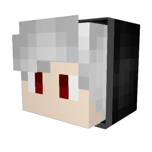 dark_samu03 Minecraft avatar head, 3D render