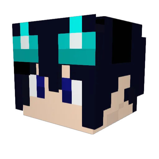 dark_soul20 Minecraft avatar head, 3D render