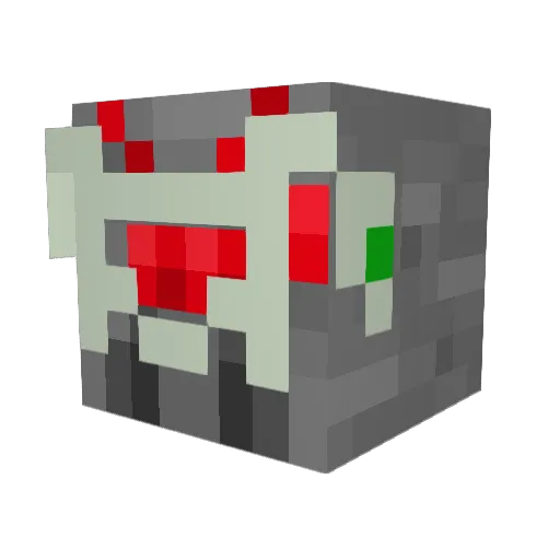 darkarcader Minecraft avatar head, 3D render