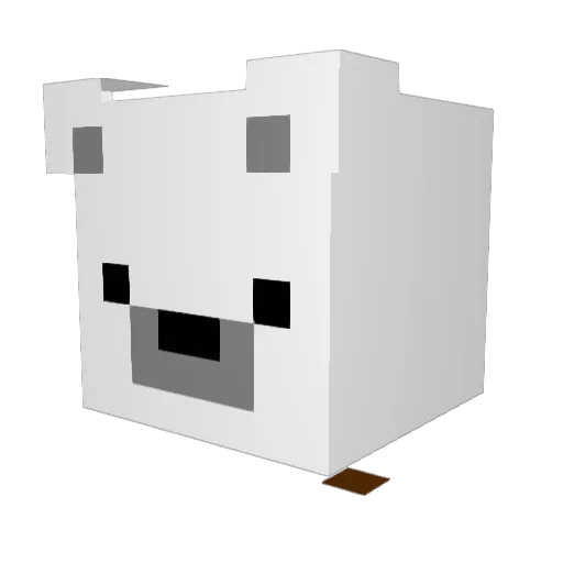 darkasio06 Minecraft avatar head, 3D render