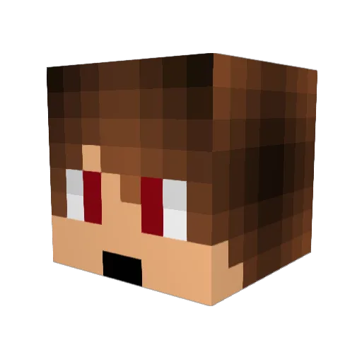 darkaxe201 Minecraft avatar head, 3D render
