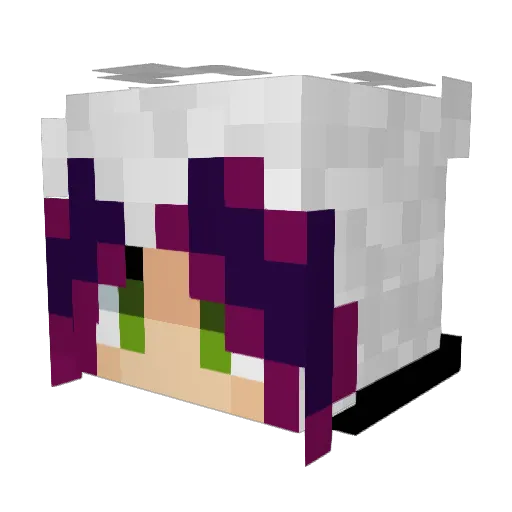 darkbladegames Minecraft avatar head, 3D render
