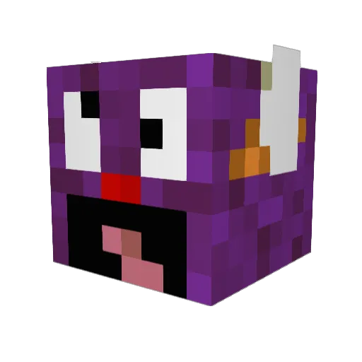 darkbob81 Minecraft avatar head, 3D render