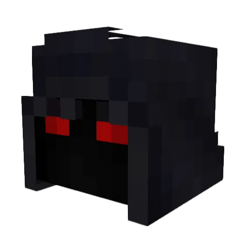 darkbomber6 Minecraft avatar head, 3D render