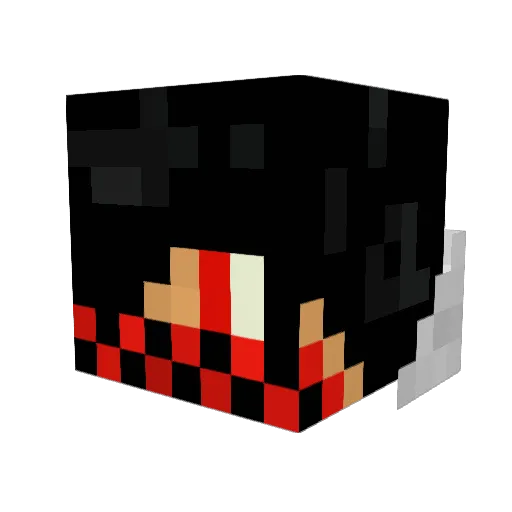 darkbringer666 Minecraft avatar head, 3D render